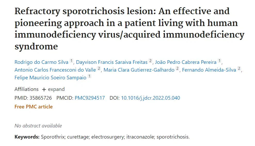 Dr. Felipe Soeiro publica um artigo na importante revista JAAD Case Report.