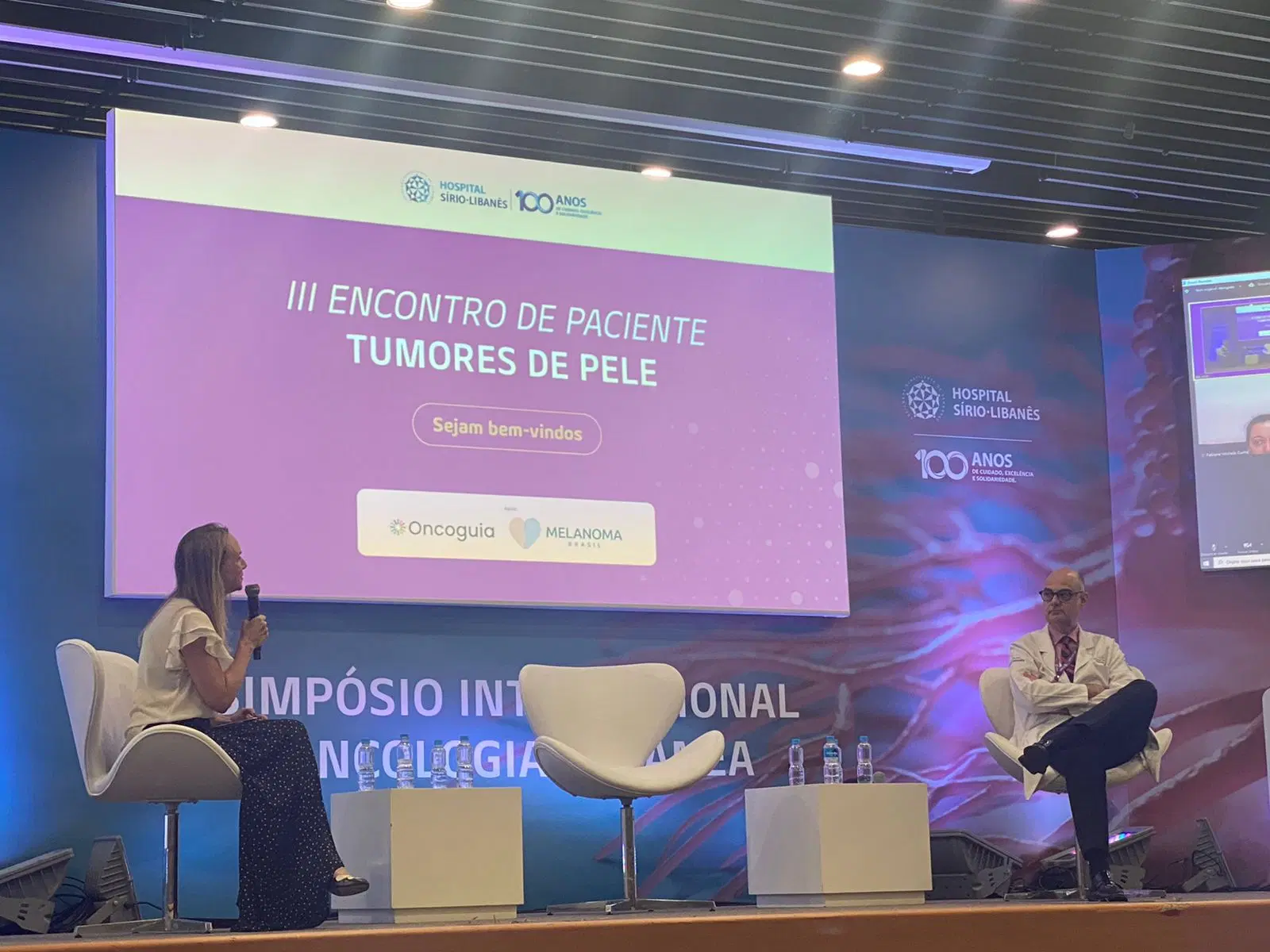Encontro de pacientes no 3º Simpósio de Oncologia Cutânea do Sírio Libanês