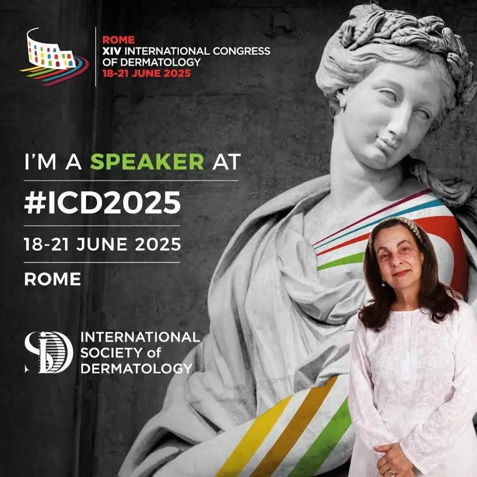 Dr. Luna Azulay no congresso da International Society!