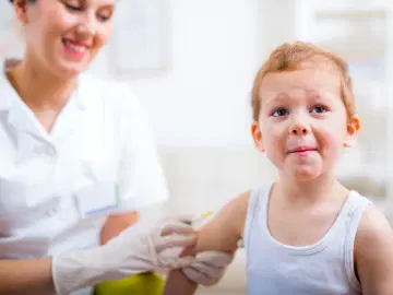 Vacina contra a gripe infantil