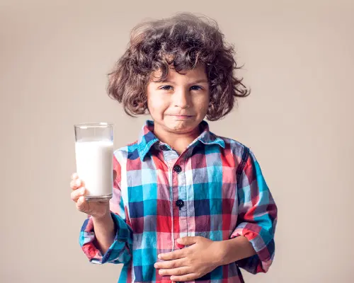 Como a intolerância à lactose pode ocorrer nas crianças?